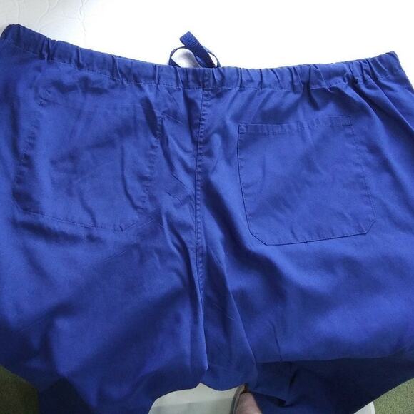 Drawstring Scrub Pants 3XL Unisex Standard Textile Big&Tall  XXXL Medical Dental - Picture 3 of 5